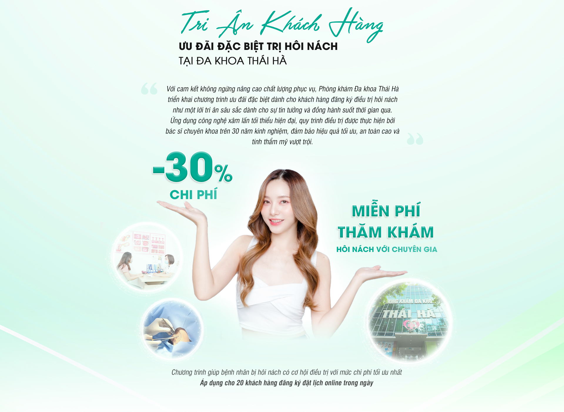 Ưu Đãi Bệnh Hôi Nách